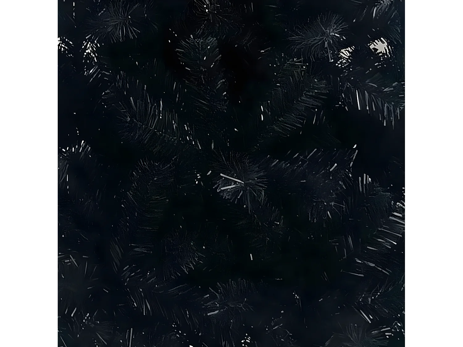 Albero di Natale Toronto 180x100cm Nero Thinia Home