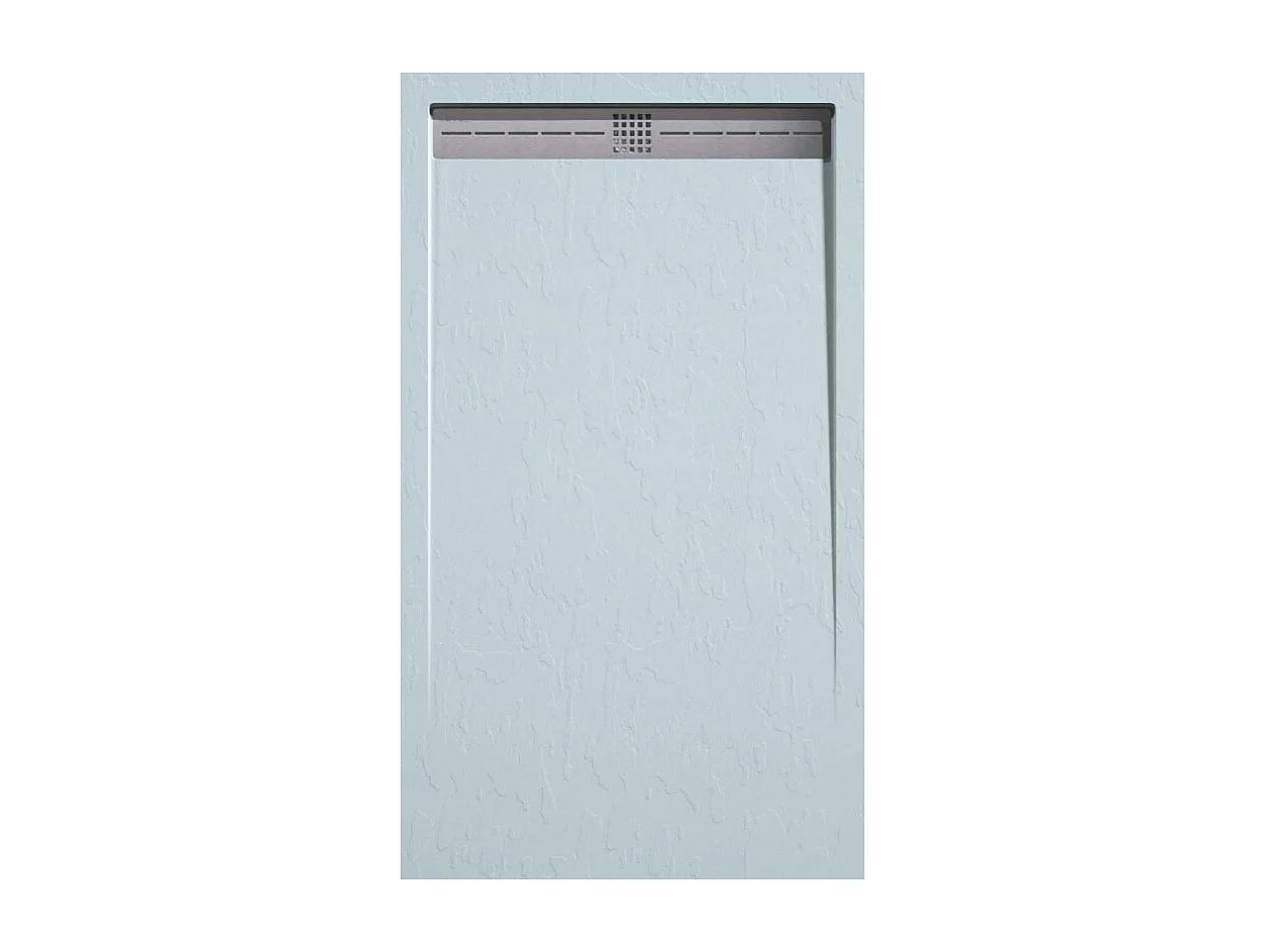 Plato de ducha pizarra ARCO CENIZA  70x150 cm rejilla color