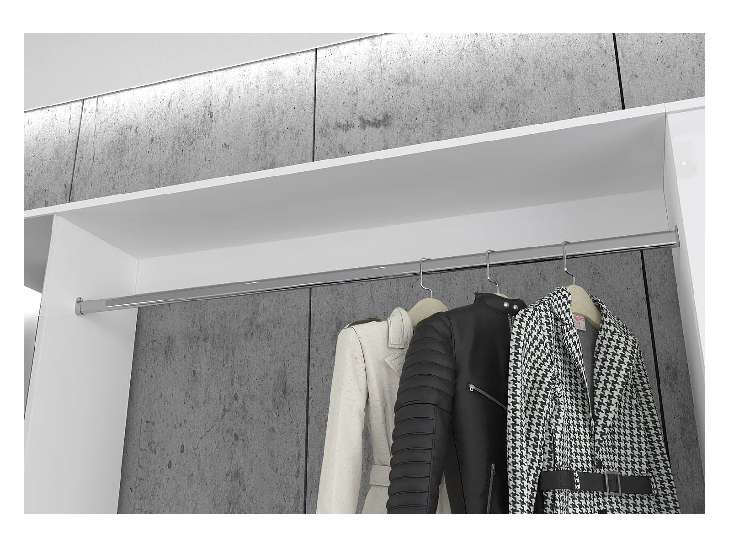 ProjektX ensemble d'armoires de rangement 2 portes, 2 tiroirs blanche.