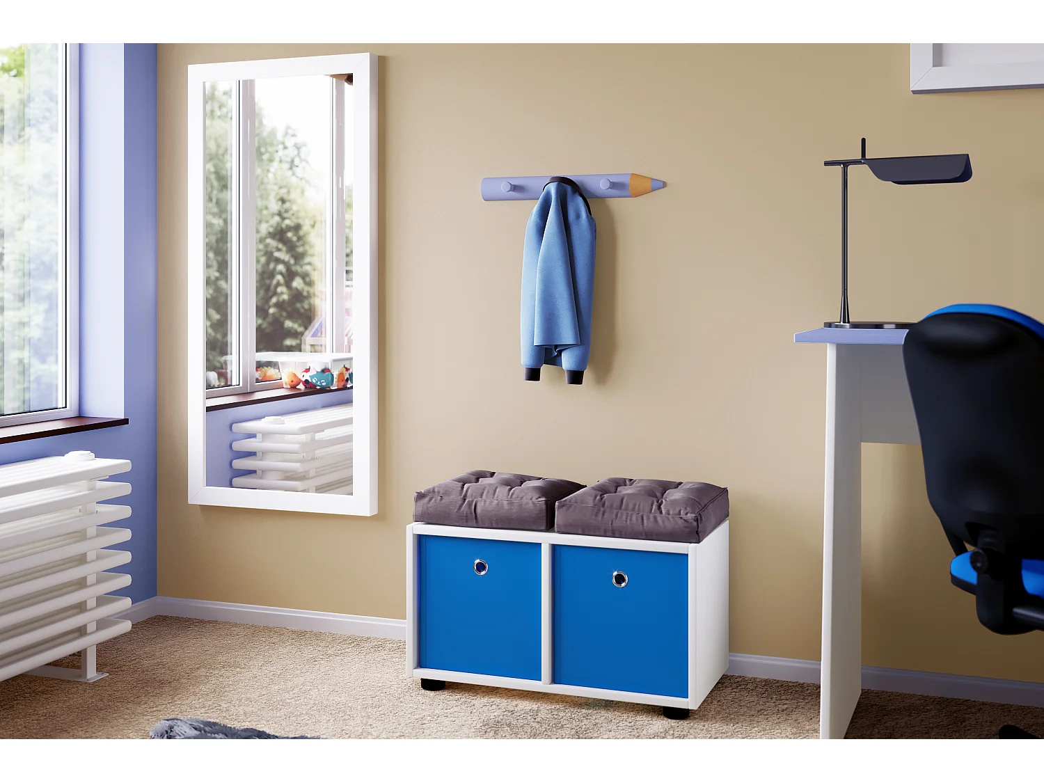 Armadio Stifto del corridoio del pannello della parete del gancio