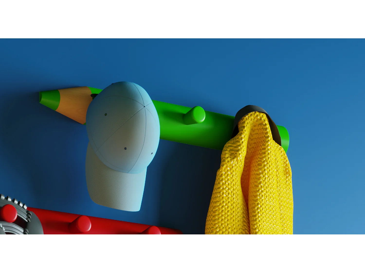 Haak wandpaneel hal garderobe Stifto