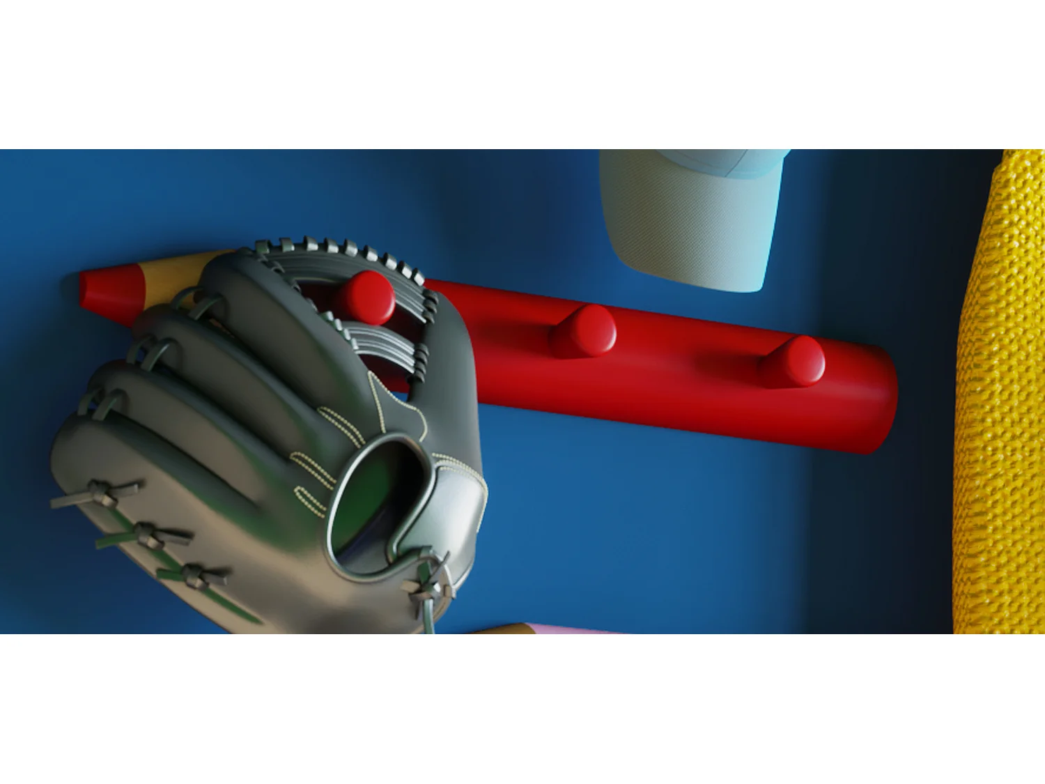 Gancio pannello da parete appendiabiti per corridoio Stifto