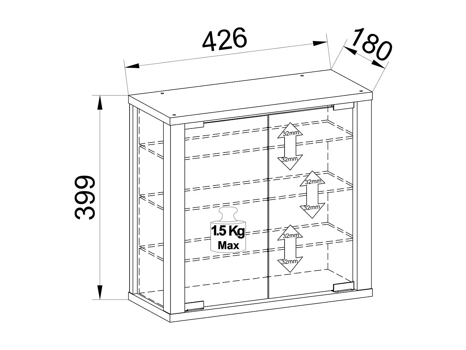 Pokrowiec na ścianę Szkło Vitrosa S