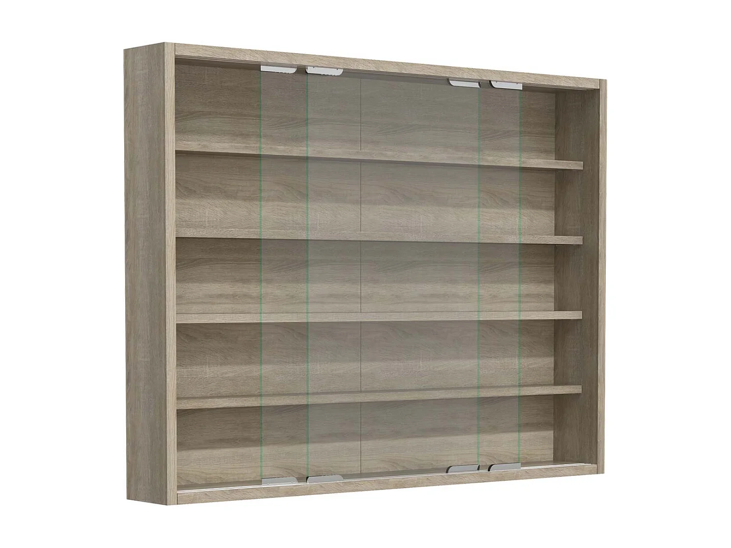 Hangende vitrinekast Wandvitrine glas Agisa L