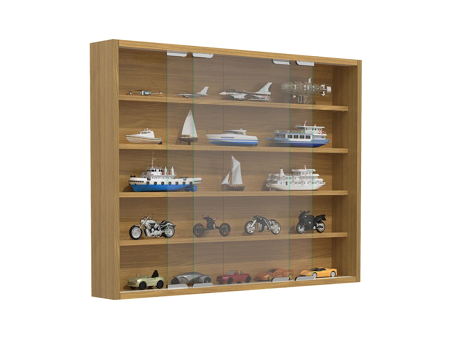 Wall display cabinet Agisa Book H. 60 x W. 77 x D. 10 cm
