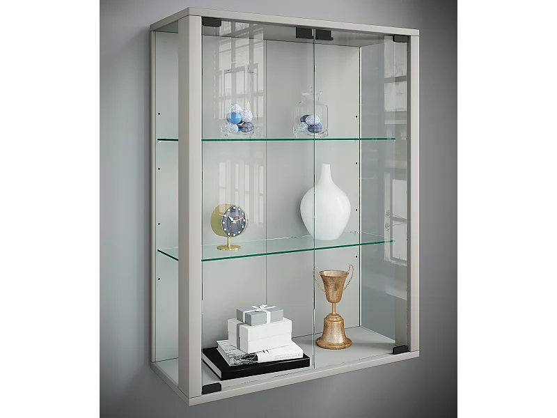 Szafka ścienna wisząca szklana Udina