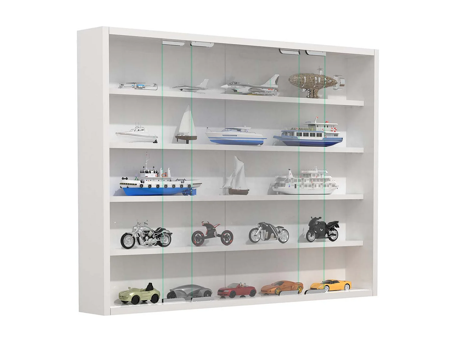 Hangende vitrinekast Wandvitrine glas Agisa L