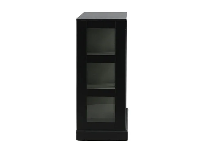 Vitrine Design 2 Portes "Lock" 120cm Noir
