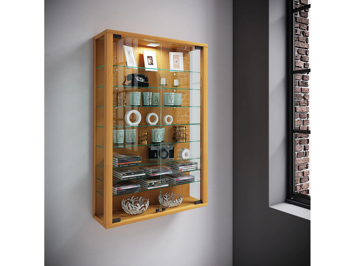 Wandvitrine Hängevitrine Glasvitrine Vitrosa Mini