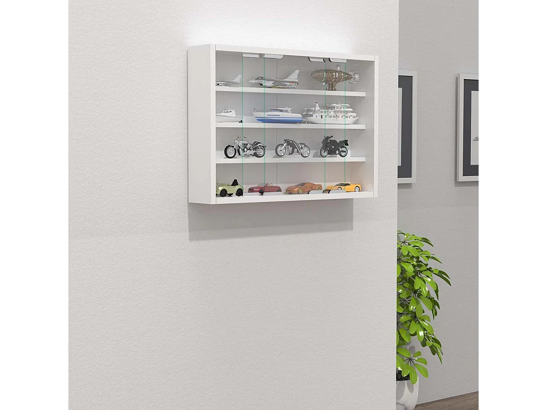 Hangende vitrinekast Wandvitrine glas Agisa M