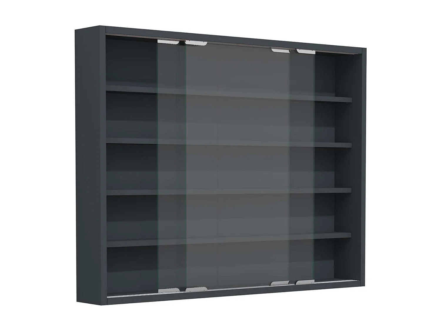 Hangende vitrinekast Wandvitrine glas Agisa L