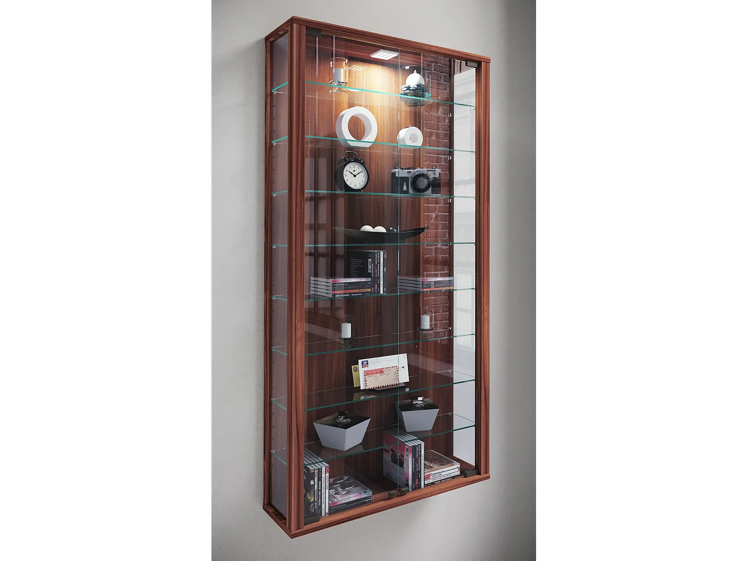 Wandvitrine Hängevitrine Glasvitrine Vitrosa Maxi