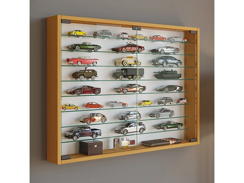 Hängevitrine Wandvitrine Sammel Deko Mandosa XXL