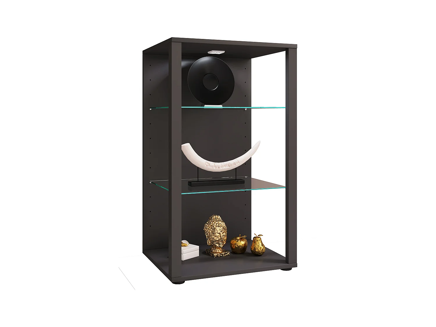 Standing cabinet Glasol Anthracite H. 90 x W. 52 x D. 44 cm