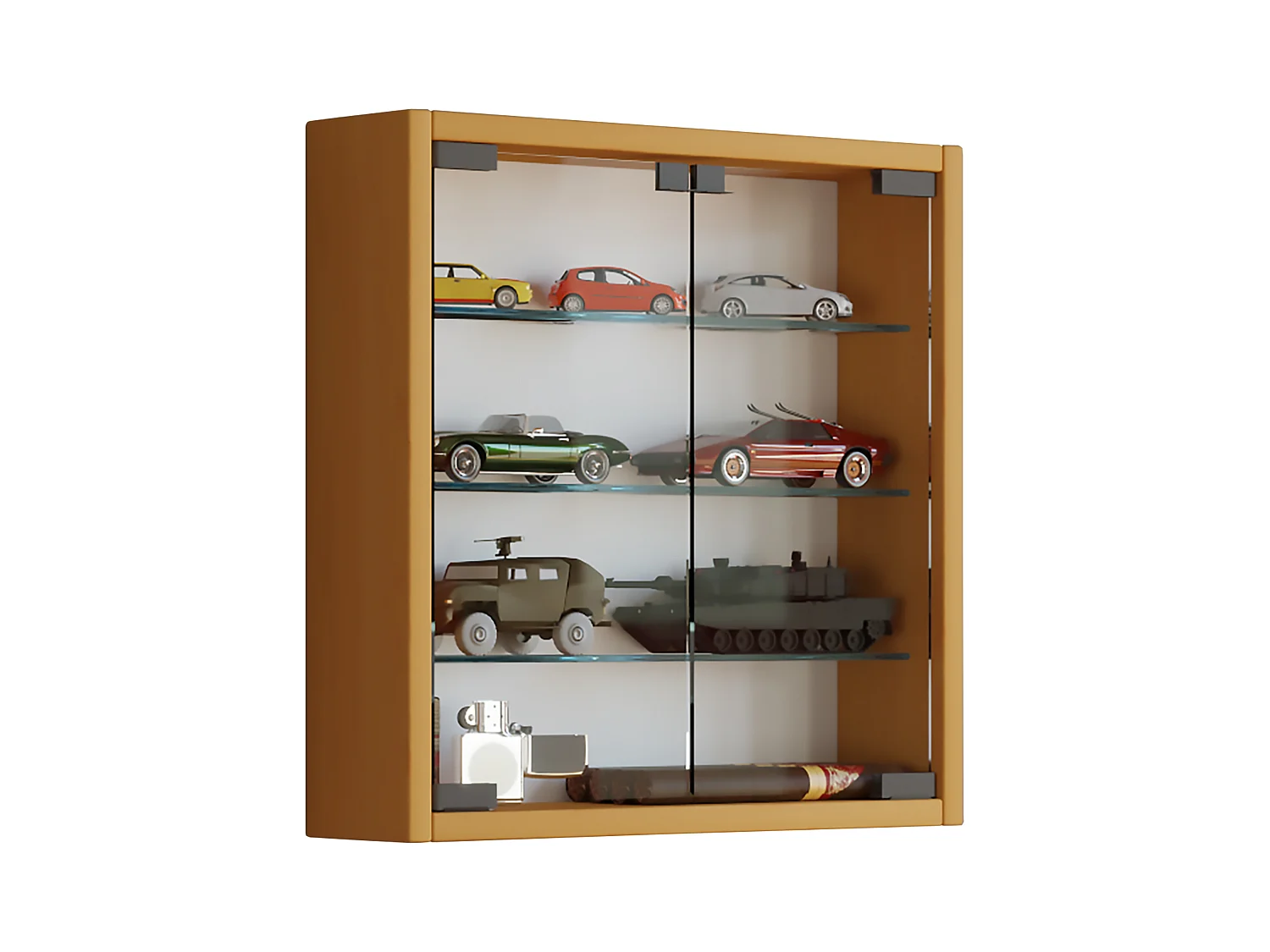 Wall display cabinet Mandosa Book H. 40 x W. 40 x D. 10 cm