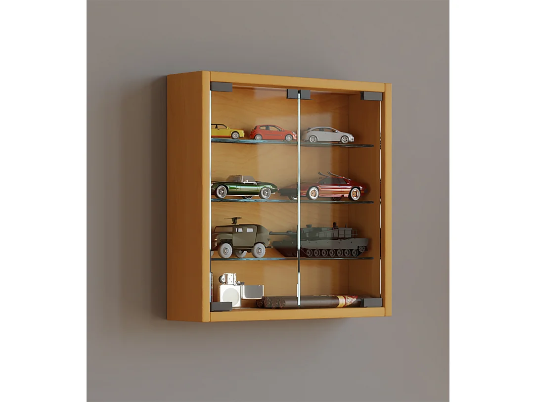 Hangende vitrinekast wanddisplay glas Mandosa S