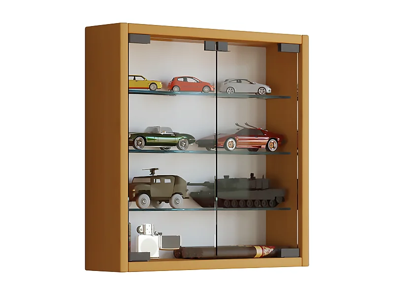 Hangende vitrinekast wanddisplay glas Mandosa S