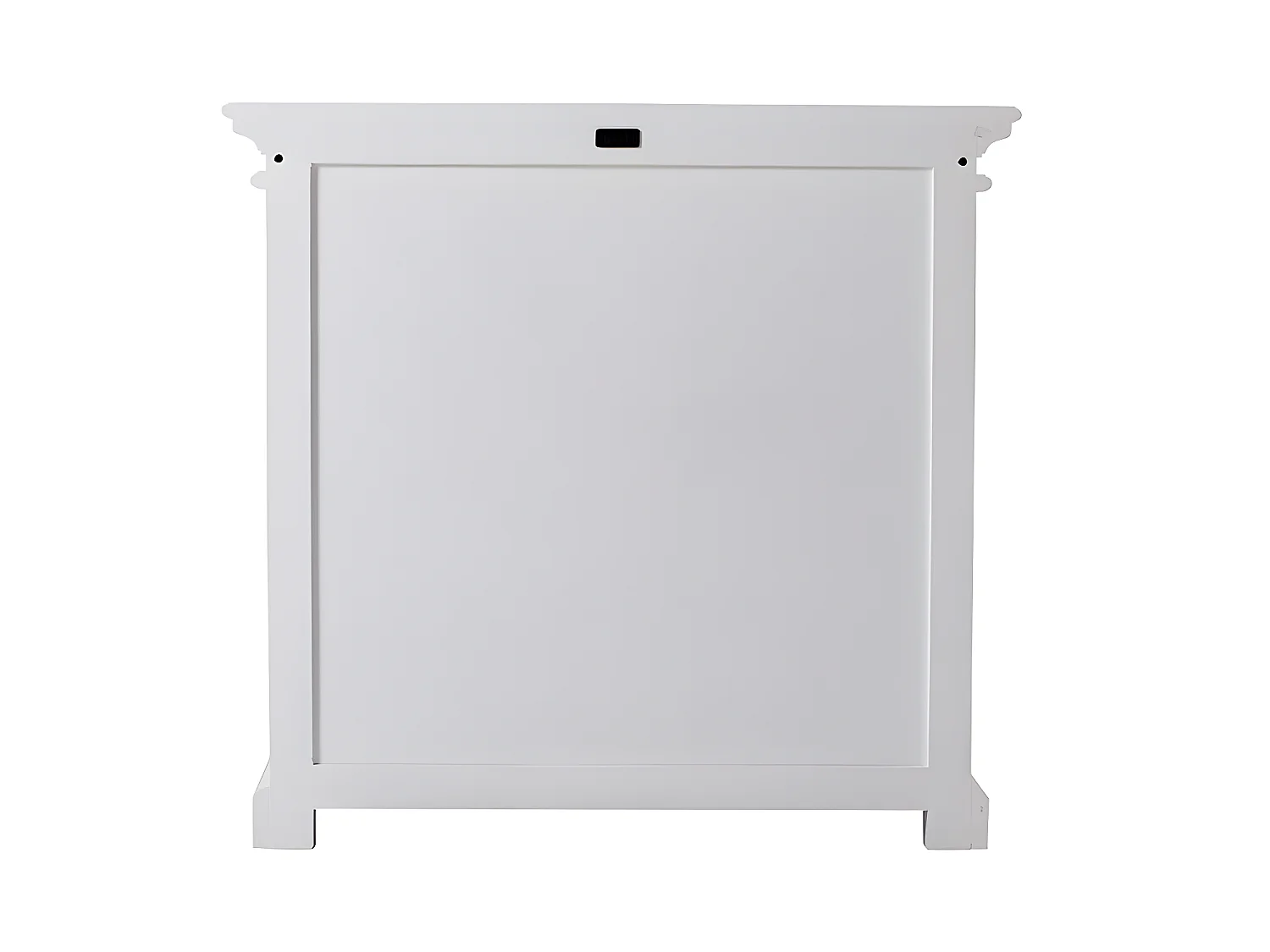 Halifax Buffet avec 2 portes en verre, blanc.