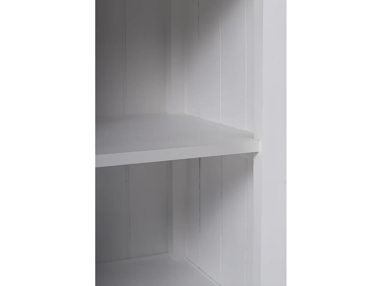 Halifax Buffet avec 2 portes en verre, blanc.