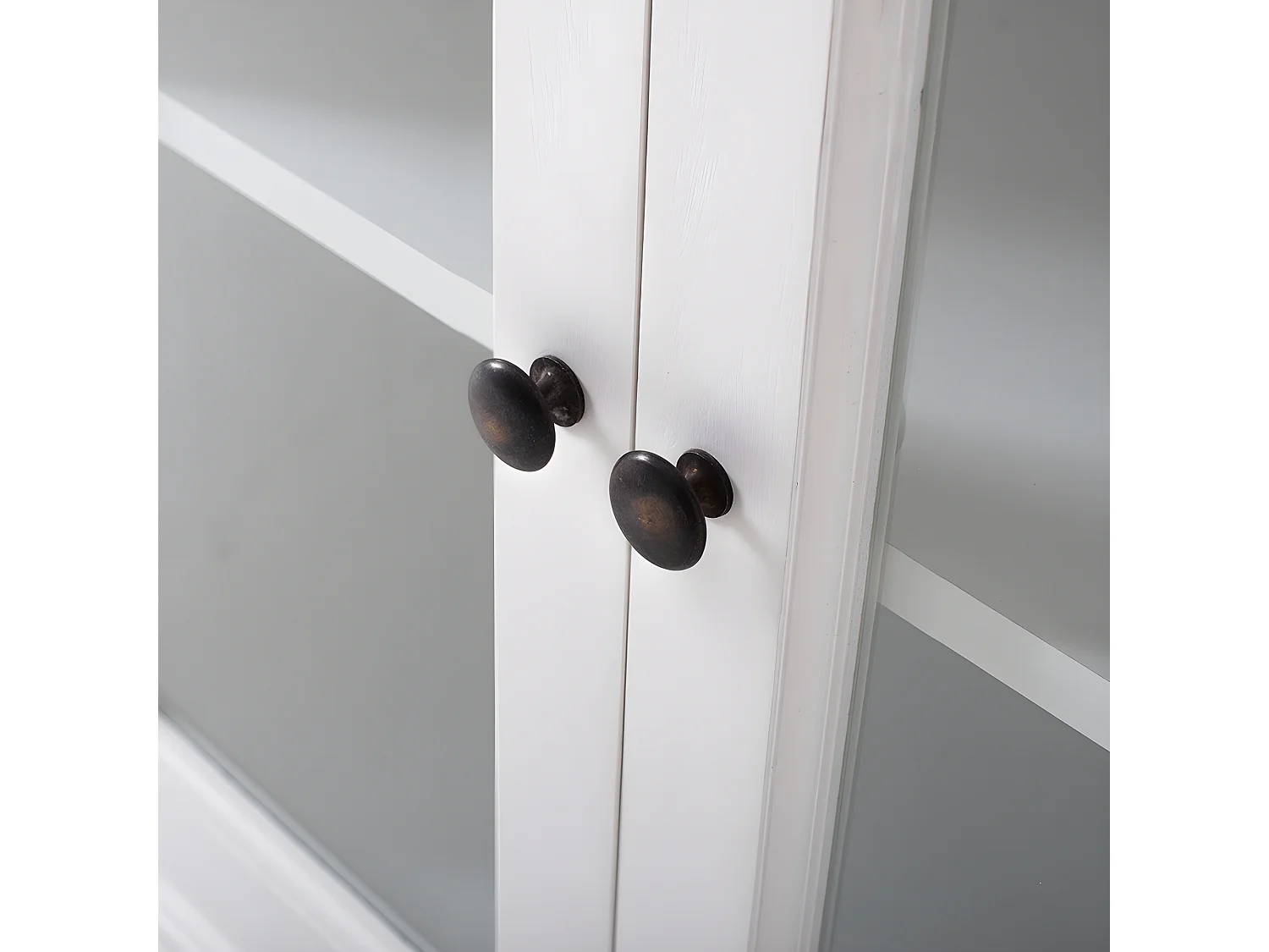 Halifax dressoir met 2 glazen deuren, wit.