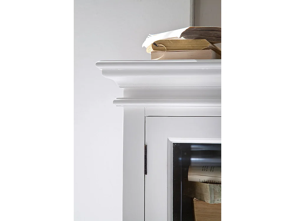 Halifax dressoir met 2 glazen deuren, wit.