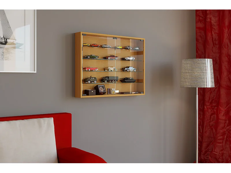 Hängevitrine Wandvitrine Sammel Deko Mandosa L