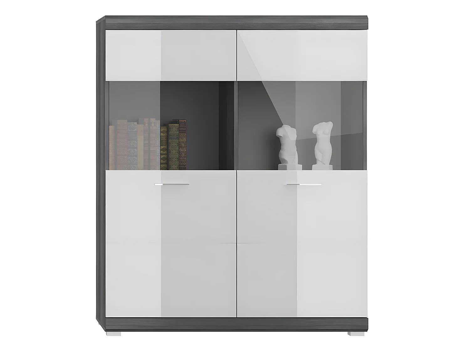 Scout dressoir 2 deuren grijs.