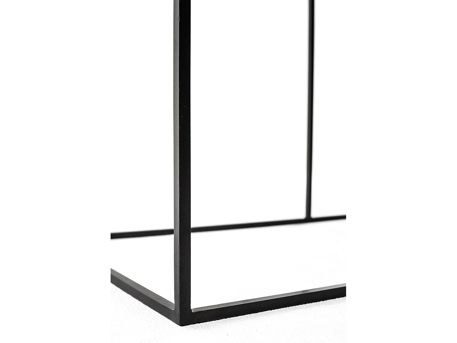 Rustika Vitrine avec 2 portes, bois de bateau, rustique et noir.