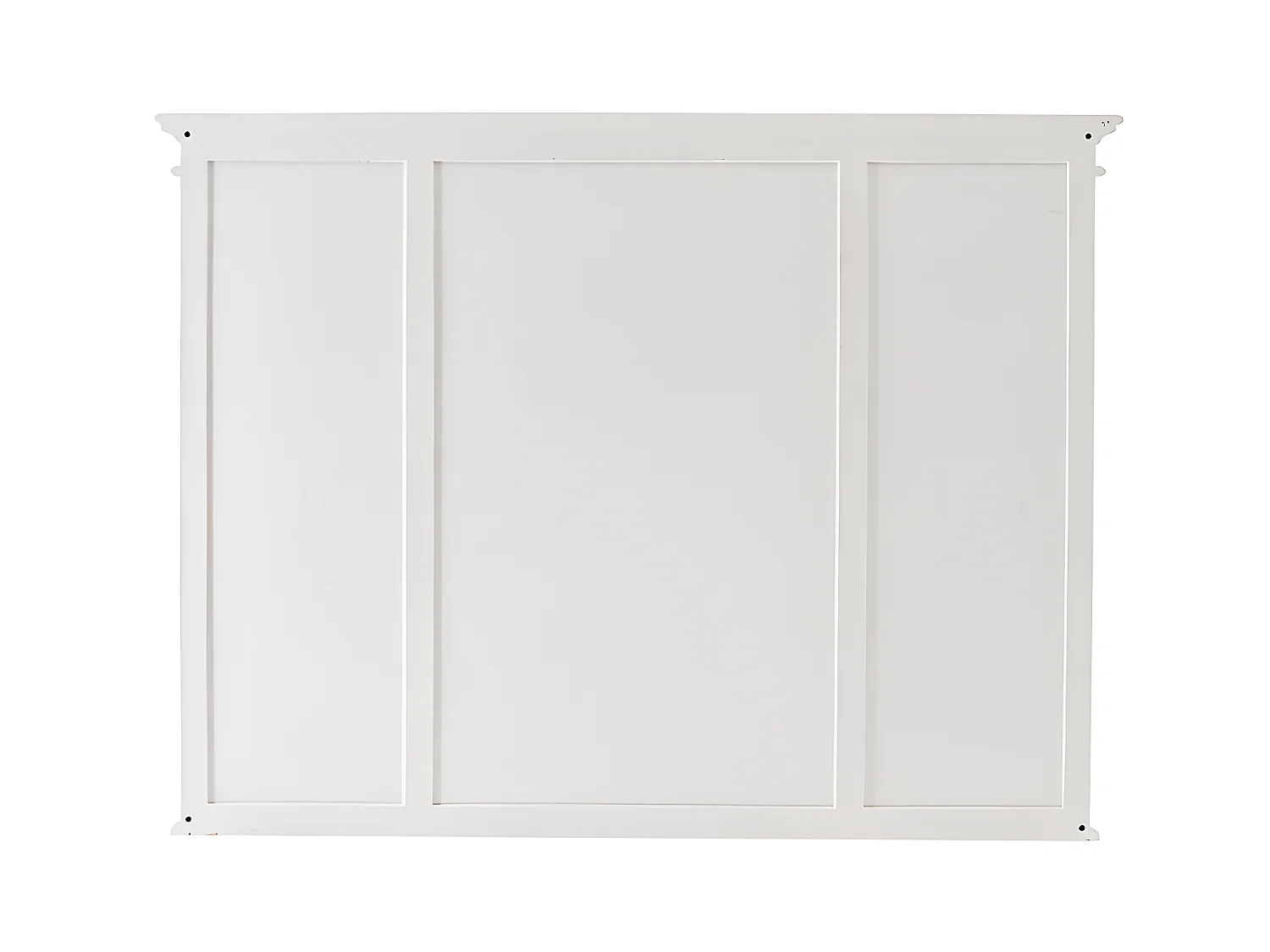 Halifax vitrinekast met 9 legplanken, 5 deuren en 3 laden, wit.