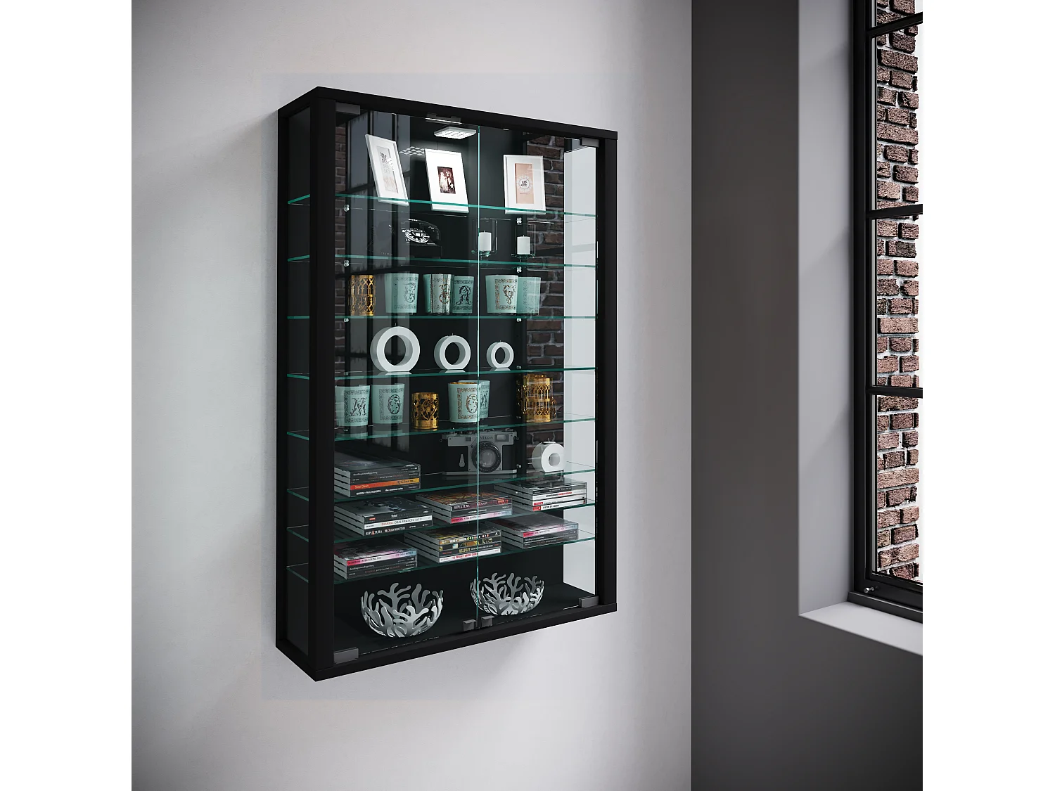 Wandvitrine Hängevitrine Glasvitrine Vitrosa Mini