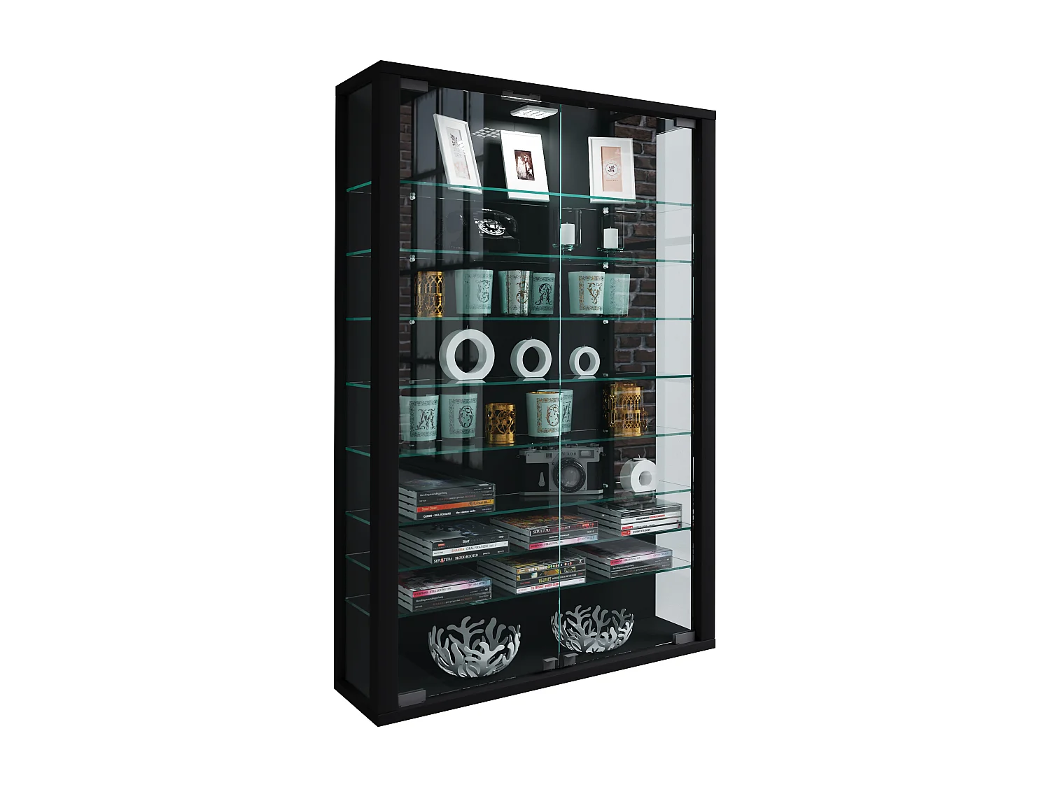 Wandvitrinekast Glazen vitrine Vitrosa Mini