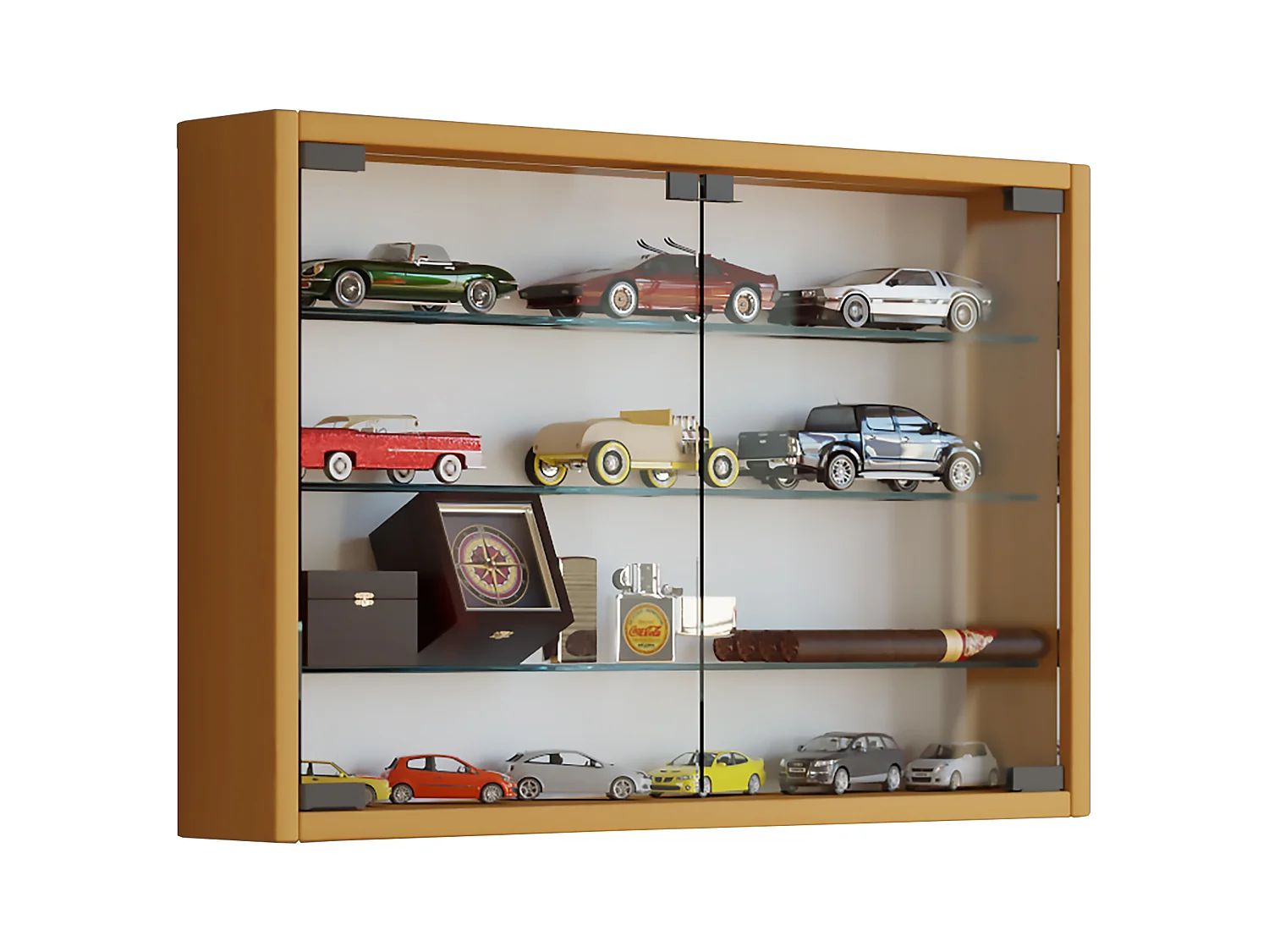 Wall display cabinet Mandosa Book H. 40 x W. 60 x D. 10 cm