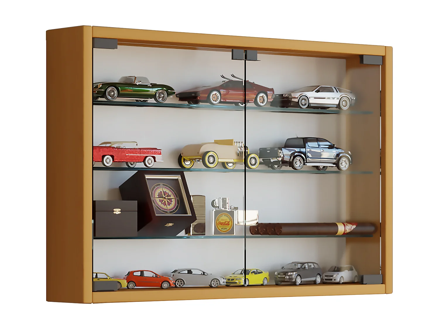 Wall display cabinet Mandosa Book H. 40 x W. 60 x D. 10 cm