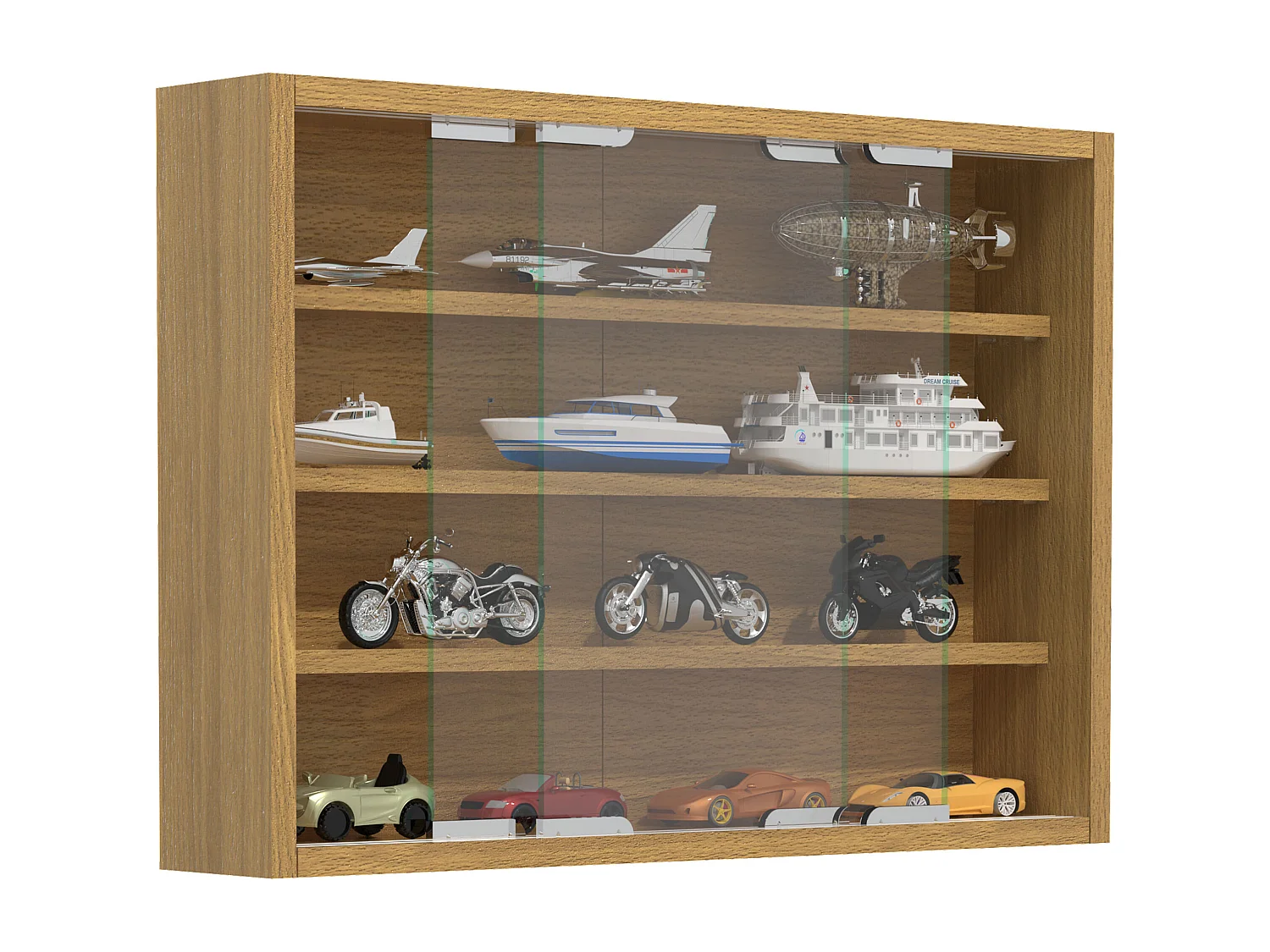 Wall display cabinet Agisa Book H. 40 x W. 57 x D. 10 cm