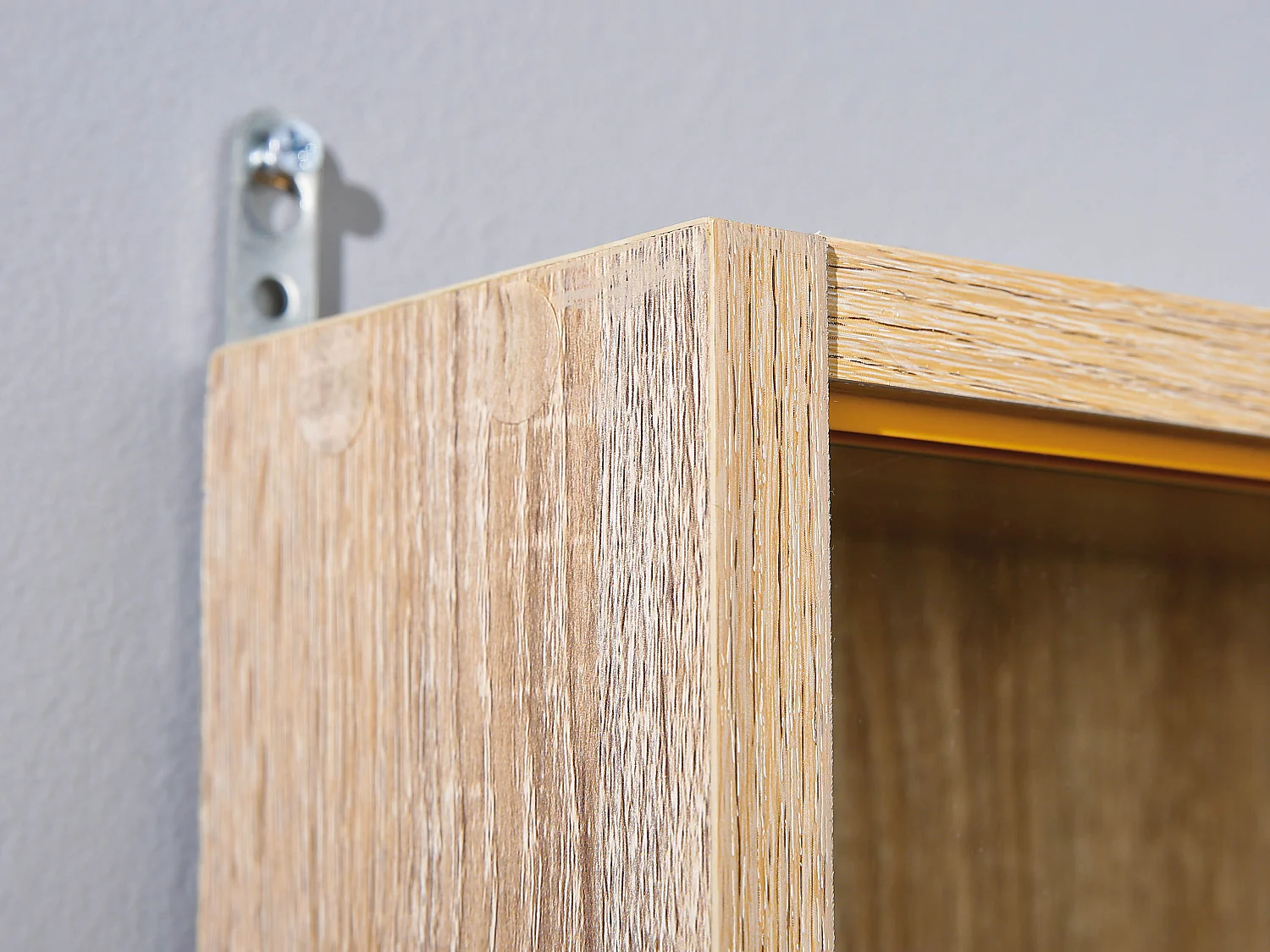 Comit Vitrinenschrank wandhängend, 2 Glastüren, Sonoma Eiche Dekor.