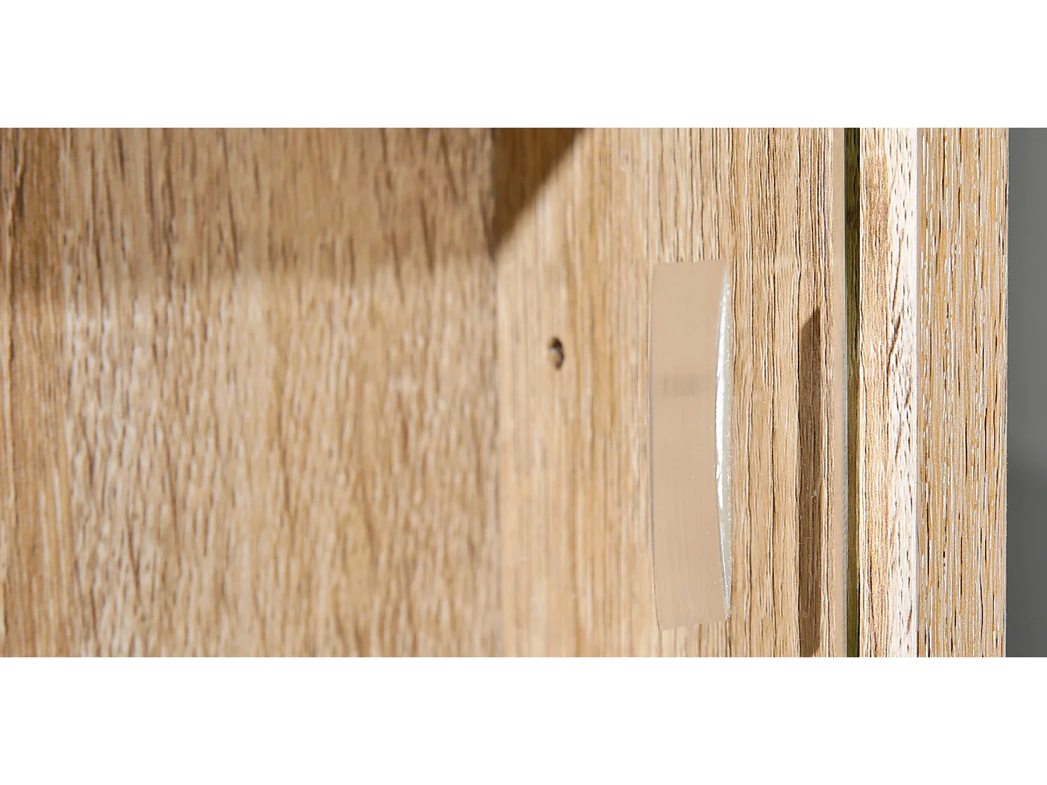 Comit Vitrinenschrank wandhängend, 2 Glastüren, Sonoma Eiche Dekor.