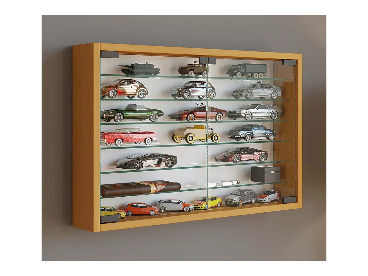 Hängevitrine Wandvitrine Sammel Deko Mandosa XL