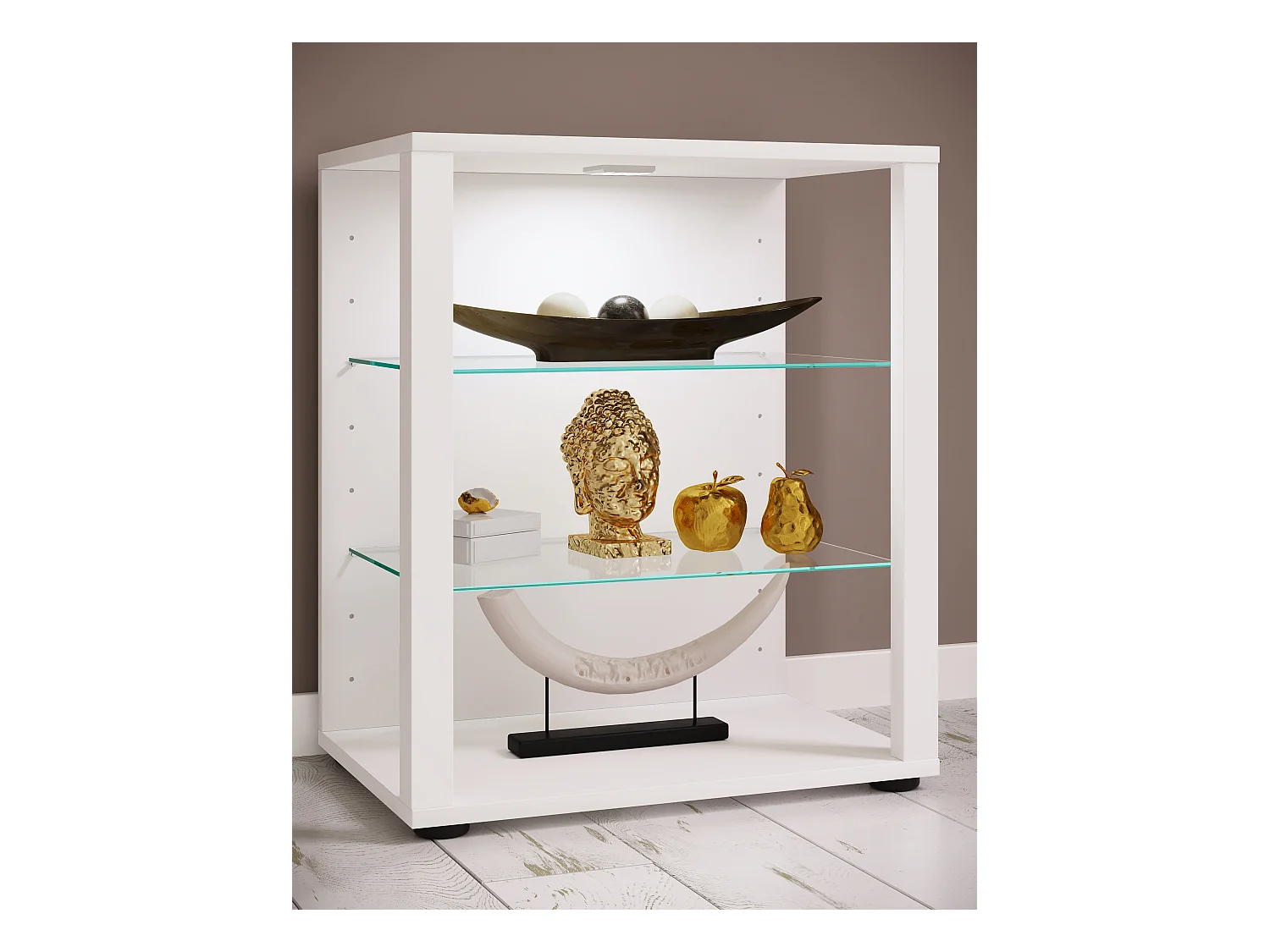 Stojak na szkło drewniane Showcase Glasol S