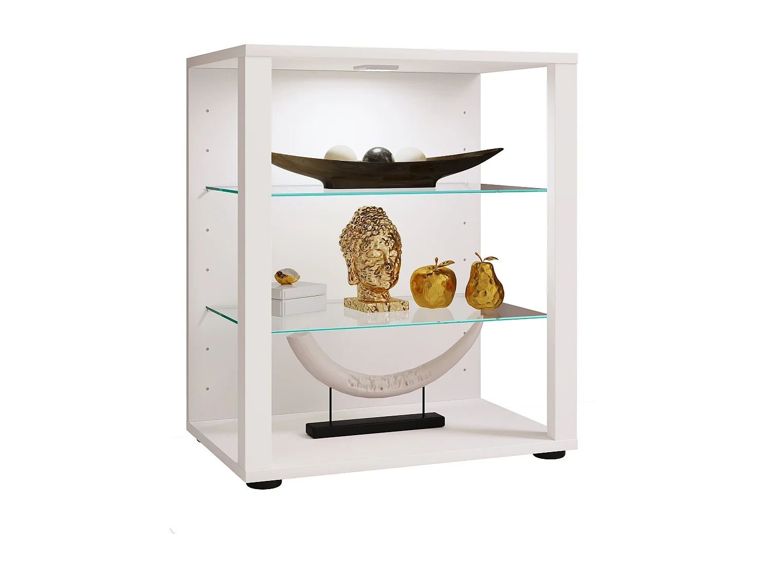 Standing cabinet Glasol White H. 60 x W. 52 x D. 35 cm