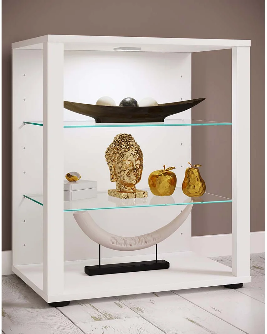 Standing cabinet Glasol White H. 60 x W. 52 x D. 35 cm