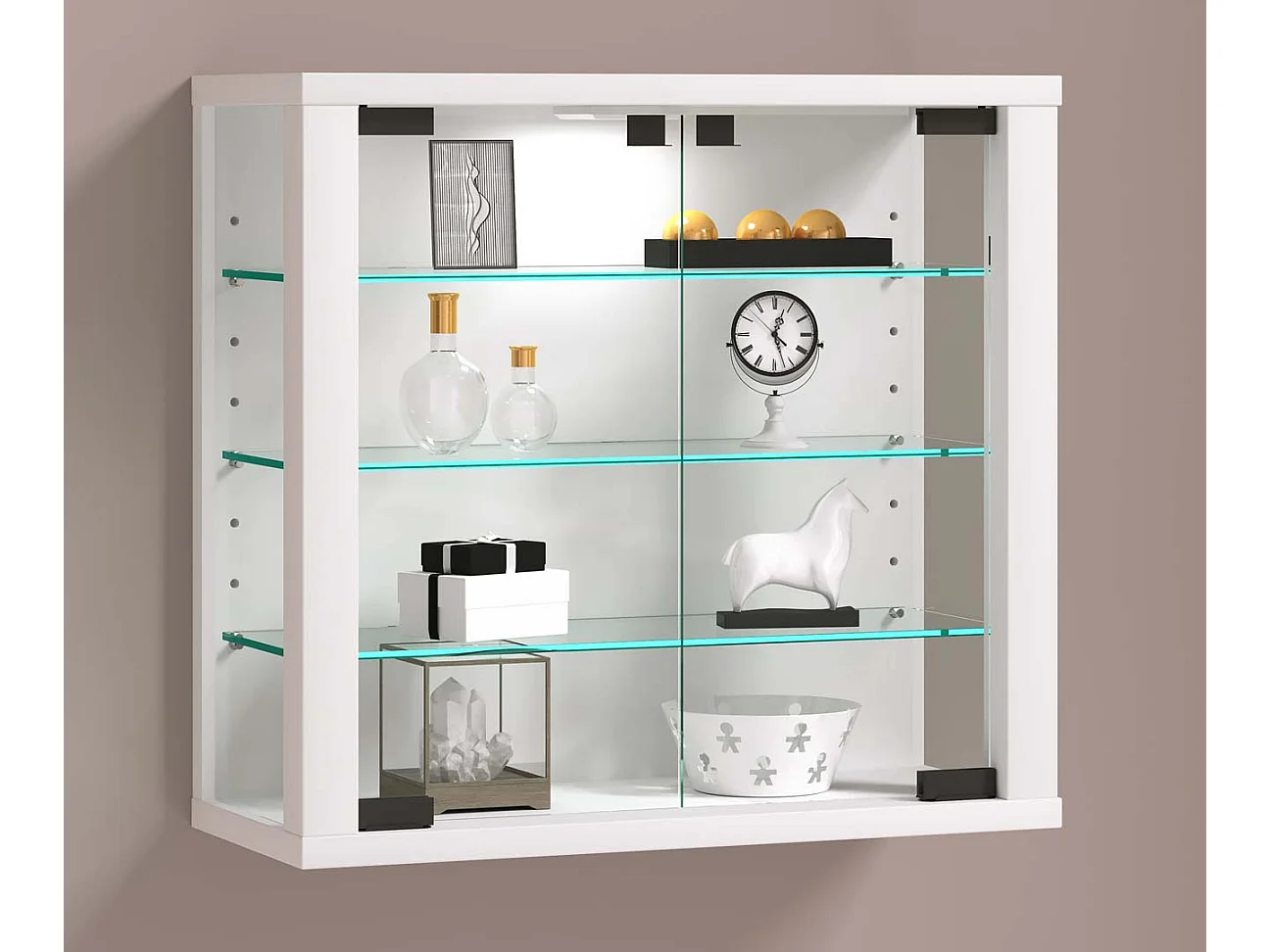 Wandvitrinekast Glazen vitrine Vitrosa S