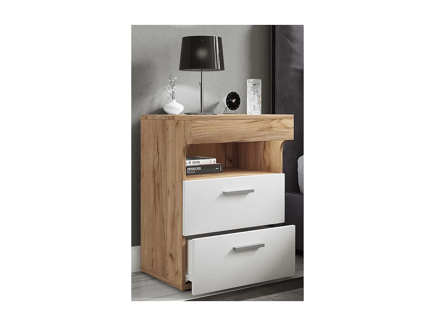 Comodino in legno Slepal M
