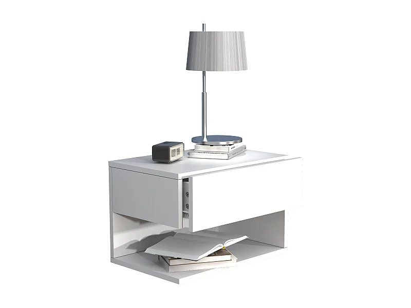 Wandschublade Wand Hänge Nachttisch Usal XL 45cm