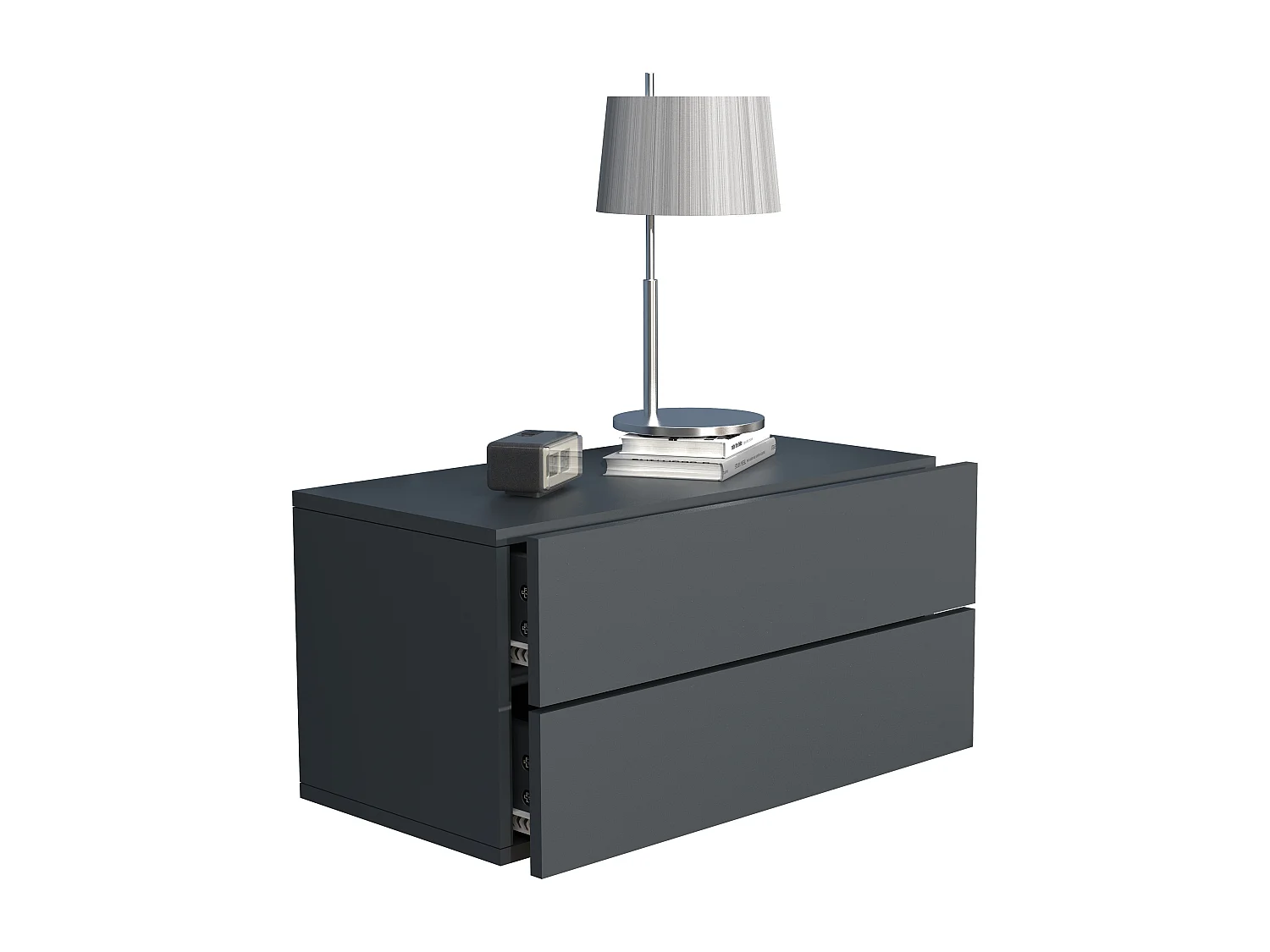 Comodino in legno Usal L 60 cm