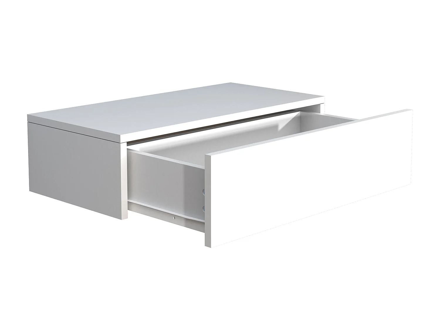 mesita de noche Usal Blanco AL. 15 x AN. 60 x P. 30 cm