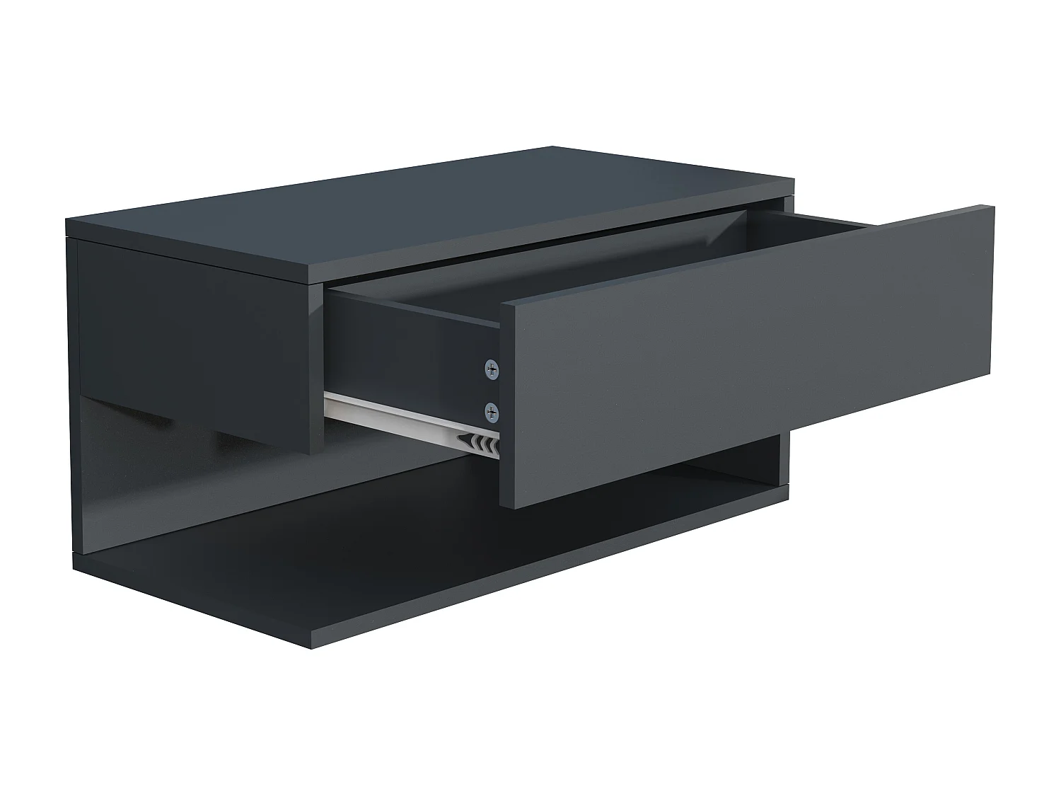 Drewniana ściana wisząca stolik nocny Usal XL 60cm