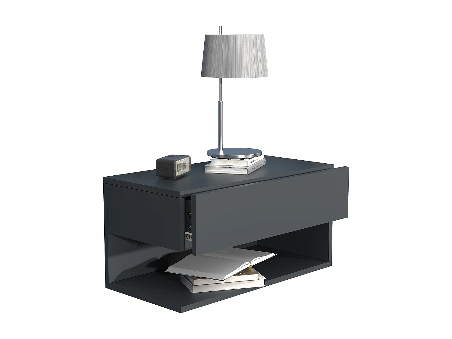 Wandschublade Wand Hänge Nachttisch Usal XL 60cm