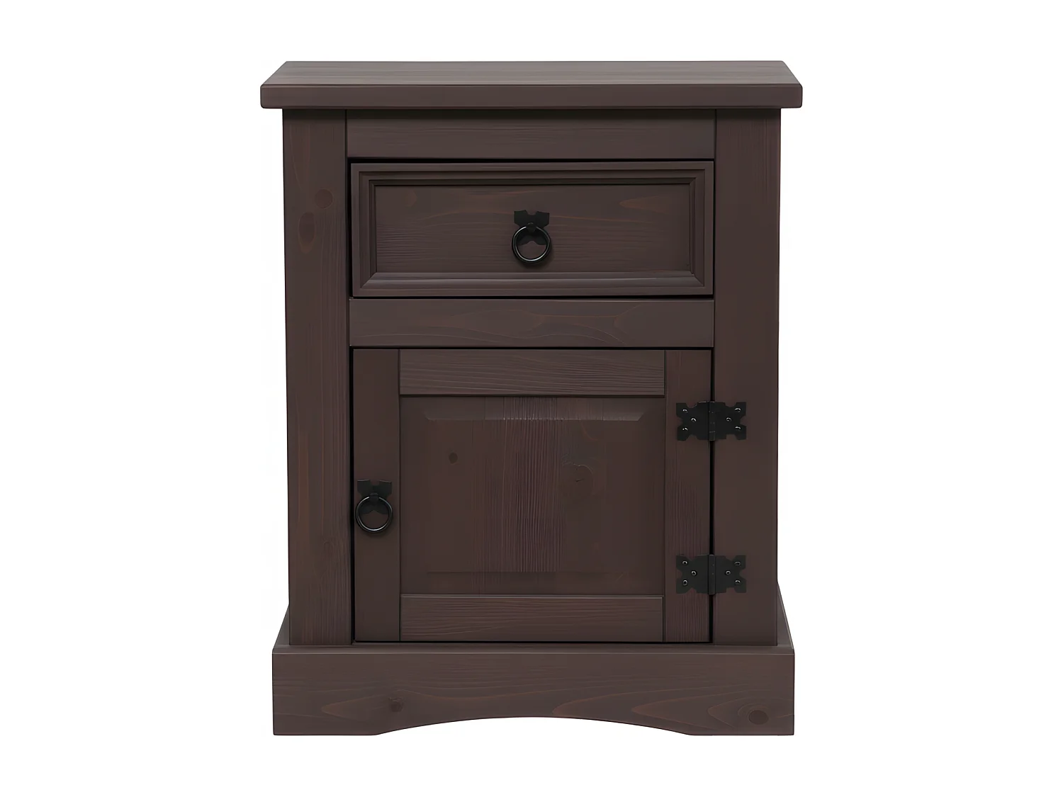 Set van 2 bruine nachtkastjes New Mexico.