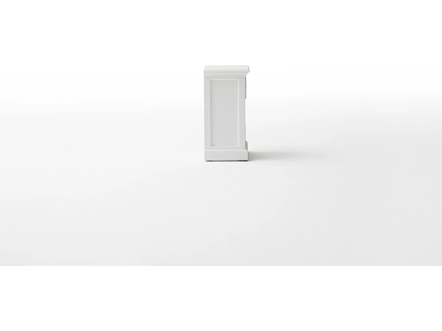 Halifax nachtkastje met 3 lades, in wit.