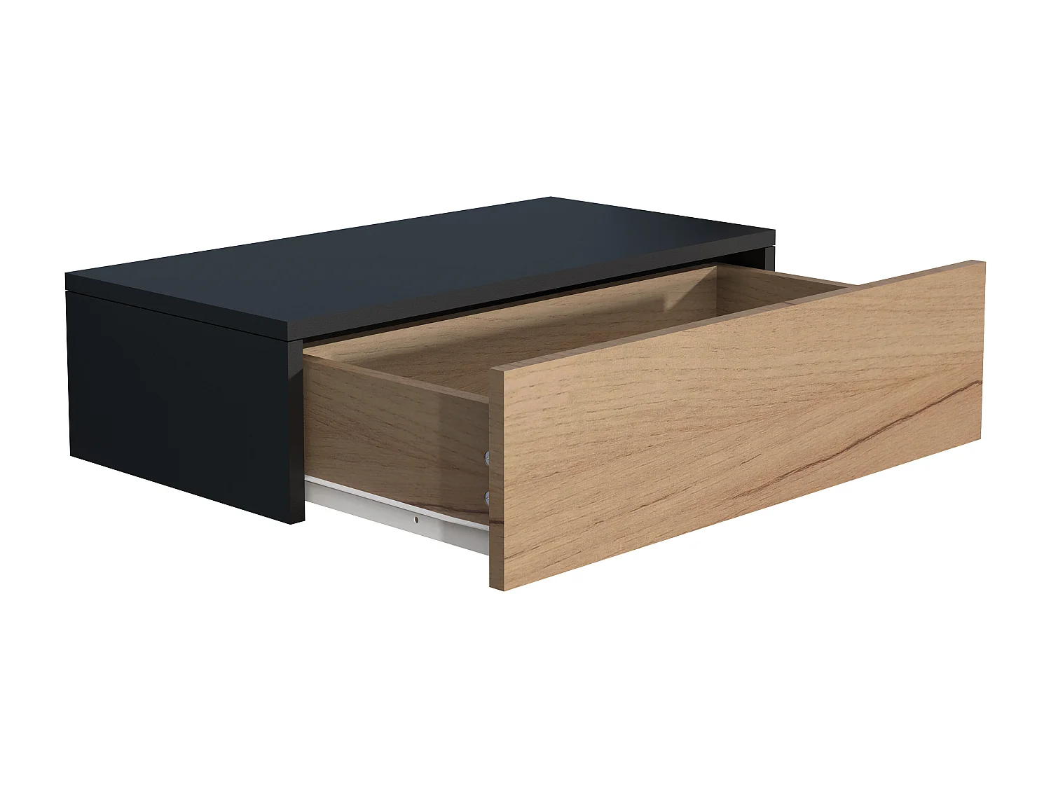 Holz Wandschublade Wand Hänge Nachttisch Usal M60